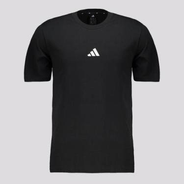 Imagem de Camiseta Adidas Small Logo Tee Preta, EG