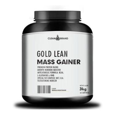 Imagem de HIPERPROTEICO GOLD LEAN MASS GAINER 100 Doses CLEAN BRAND, Baunilha