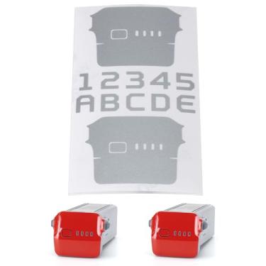 Imagem de WRAPGRADE Adesivos de pele compatíveis com DJI Air 3 | Duas baterias (Airforce prata)