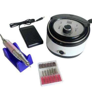 Imagem de Lixadeira Elétrica Profissional 45000rpm Nail Drill Set 65W