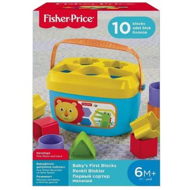 Imagem de Balde Primeiros Blocos Fisher-Price - MATTEL