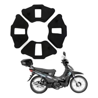 Imagem de Coxim Borracha Brandy - 4 Un. - C 100 Dream / Pop / Traxx / Shineray /