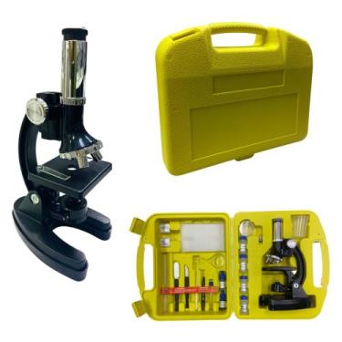Imagem de Kit Microscópio Monocular Infantil com Maleta - PRECISION