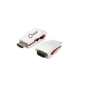 Imagem de Adaptador Conversor Hdmi Para Vga Com Saída De Áudio P2 - LOTUS