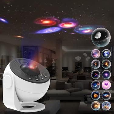 Imagem de Projetor Planetarium Pro atualizado 2025, HD Slide Disc Galaxy Projector Pro para quarto, projetor de estrela realista, projetor de luz noturna para adultos, decoração de quarto de crianças