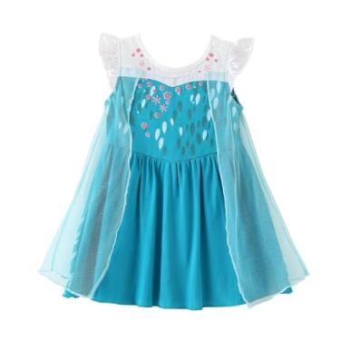 Imagem de Dressy Daisy Vestido de princesa para festa de Halloween fantasia saia de tule roupa de verão para bebês e meninas pequenas, Estilo 12 (apenas vestido), 12-24 Meses