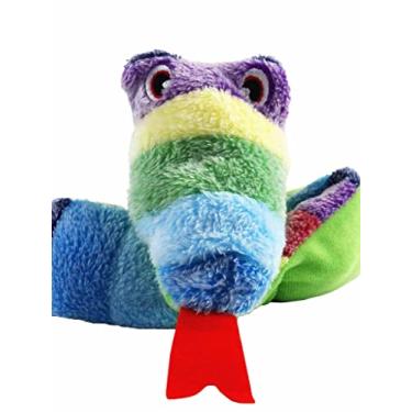 Imagem de Bow Wow Brinquedo para cães de cobra estridente para animais de estimação – Brinquedo de rebocar, pegar e provocar – 89 cm de comprimento