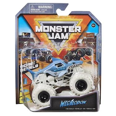 Imagem de Monster Jam Megalodon, White Bone Yard Series 26 (1:64 Scale)QQ