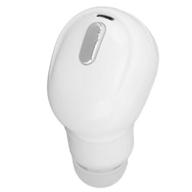 Imagem de Fone de Ouvido, Fone de Ouvido Sem Fio de Orelha única, Transmissão Rápida Ergonômica para Metrôs Esportivos (Branco)