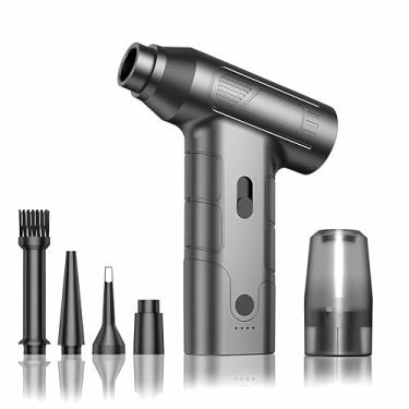 Imagem de Espanadores de ar comprimido - kit de limpeza de teclado - não enlatado - substitui lata de ar comprimido - soprador a jato seco - soprador de ar para secador de carro - espanadores de policarbonato