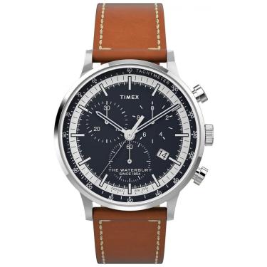 Imagem de Relógio Masculino Analógico Automático, Couro, TIMEX TW2V30800VQ, Marrom