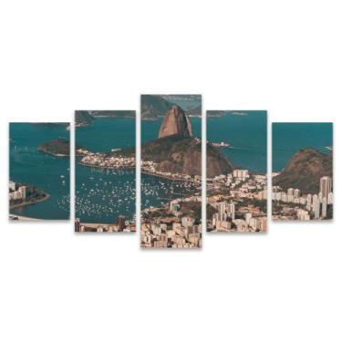 Imagem de Quadro Mosaico Decorativo Rio De Janeiro Corcovado Pão De Açucar Sala 