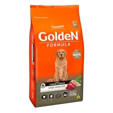 Imagem de Ração Premier Golden Fórmula Cães Adultos Carne e Arroz 15kg