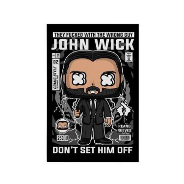 Imagem de Quadro Decorativo Canvas John Wick Filme Personagem - Deliquadros, 252