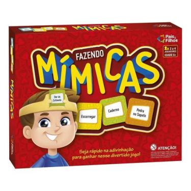 Imagem de Jogo De Adivinhação Fazendo Mimicas Cartas Presente Crianças - Pais e 