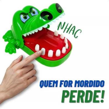 Imagem de Jogo Croc Croc Crocodilo Morde Dedo Jacaré Dentista - Art Brink