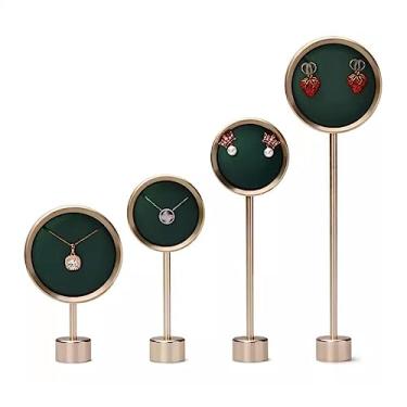 Imagem de Suporte de brinco, conjunto de 4 expositores de joias, suporte de exibição de joias de metal, suporte de exibição de colar para boutique de joias, fotografia, expositor de joias, One Size, Ágata