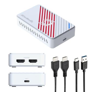 Imagem de AVerMedia Placa de captura HDMI 4K para streaming, PS5/Pro, Xbox, Switch, PC, dispositivo de captura de jogos USB 3.2 para Twitch, OBS, YouTube, Discord, gravação de baixa latência, GC553Pro Live