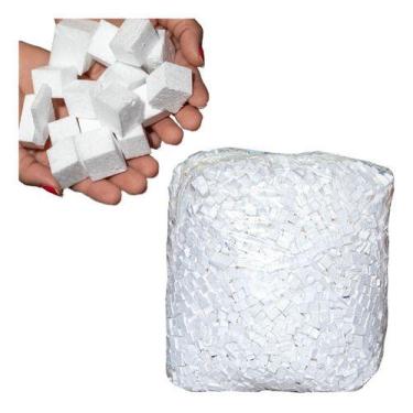 Imagem de Cubos E Tiras Isopor 75 Litros Para Enchimento Caixa Embala - isolider