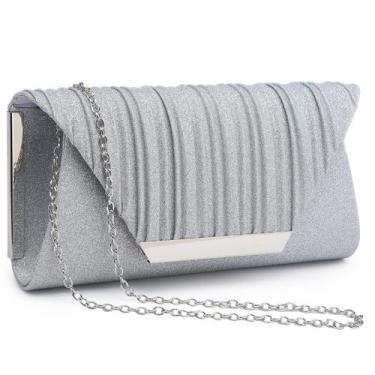 Imagem de Bolsa de noite Dasein Wedding Purse Clutch com glitter para mulheres