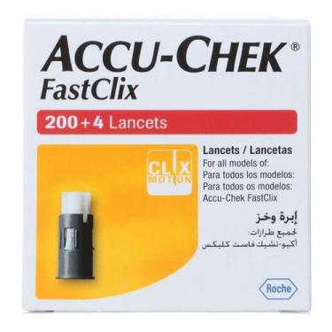 Imagem de Accu-Chek Fastclix, 204 Lancetas  Roche
