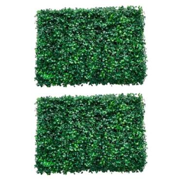 Imagem de Kit Placas Buchinhos 40x60 Grama Artificial Jardim Vertical Parede Verde decoração Muro inglês(Kit 2 Unidades)