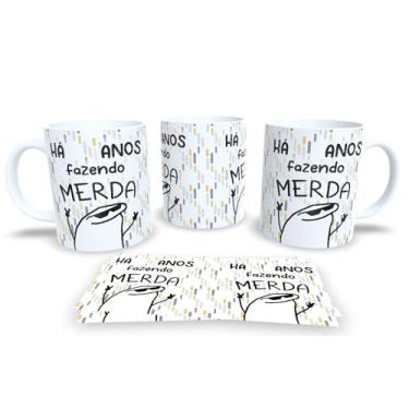 Imagem de Caneca personalizada de porcelana com Coleção Frases Engraçadas, Divertidas, Meme, Humor, Deboche Pack15 (Ha Anos 3)