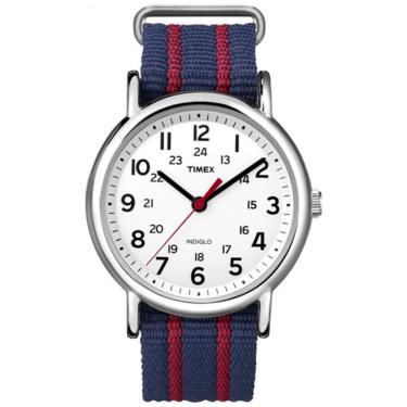 Imagem de Relógio Weekender Unissex 38mm, TIMEX T2N7479J, Azul