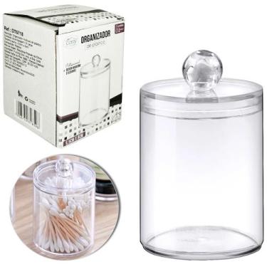 Imagem de Porta algodao / cotonete de acrilico redondo 9x6,5cm de ø - COSY