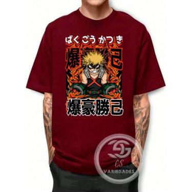 Imagem de Camiseta Boku no Hero Anime Mangá Camiseta  Anime  100% Algodão Malha 