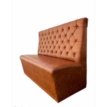 Imagem de Banco Booth 1,80m Marrom Restaurantes Bares Lanchonete Pizzaria Tabaca