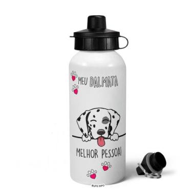 Imagem de Garrafa Squeeze MQ Dog - Meu Dalmata, melhor pessoa! - JPS INFO