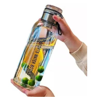 Imagem de Garrafa de Água Capacidade 1 Litro em Vidro Borossilicato, Peneira Inf