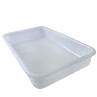 Imagem de BANDEJA FECHADA 7L BRANCA 28,5x7x45,5CM MS09 BANDEJA AÇOUGUE - MERCOPL