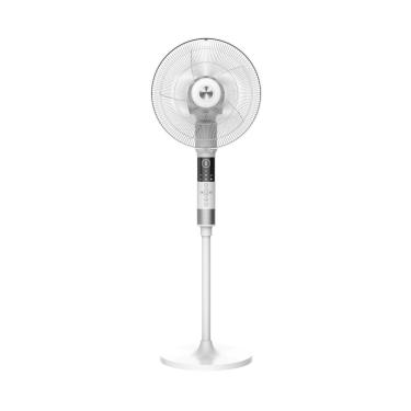 Imagem de Ventilador de Coluna 40cm Spirit 360º com 3 Velocidades, Controle Remoto, Display LED e Timer de até 8 Horas – Branco 