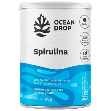 Imagem de Spirulina 100% Vegano (240 Tablets) - Ocean Drop