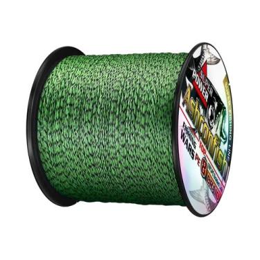 Imagem de Linha De Pesca Trançada Multifilamento PE De Cor Mista 8 Fios 500M Ash