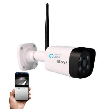 Imagem de Camera de seg. wi-fi externa com inteligencia de video full elsys