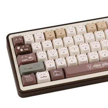 Imagem de COOMICKEY Mao Profile PBT Teclas 140 Teclas de Sublimação de Tinta Bonito Conjunto de Teclas Personalizadas para Teclados Mecânicos Cherry Gateron MX Swithes