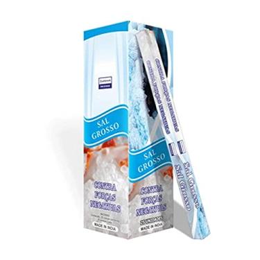 Imagem de Incenso Indiano Darshan Sal Grosso - 6 caixinhas