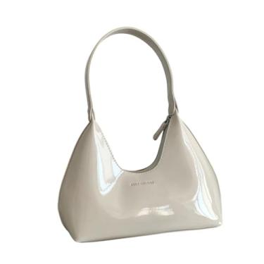 Imagem de YIJU Mulheres Bolsa de Bola Under asaxina Satchel, Branco