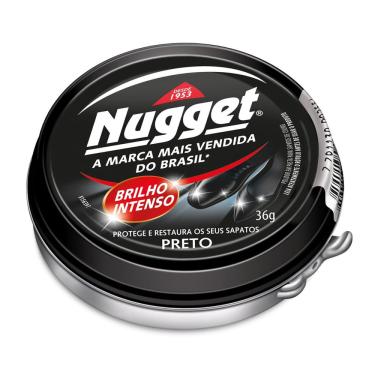 Imagem de Pasta Nugget Preta Pasta Graxa Para Calçados 36g un