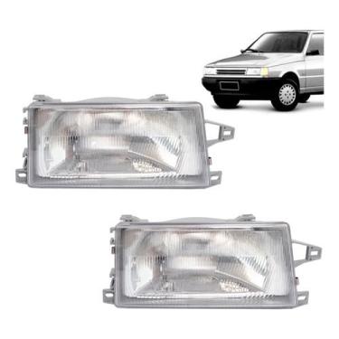 Imagem de Par farol uno 1991/ (lente pc)