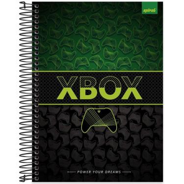 Imagem de Caderno univ. Capa dura 15x1 240fls Xbox 2404446 Spiral Xbox pt 1 un