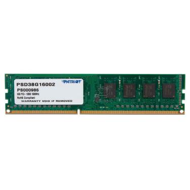 Imagem de Memória para pc 8GB DDR3 1600Mhz Patriot Signature PSD38G16002 Computador