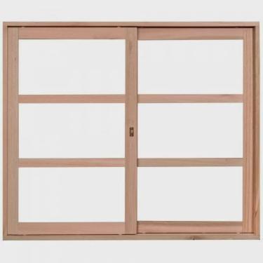 Imagem de Janela de Madeira de Correr 100x120cm Com Caixilho 8,5cm ewk 290 Rondosul