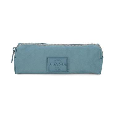 Imagem de Estojo Escolar Up4You Tecido Crinkle Tactel Azul