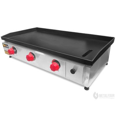 Imagem de Chapa para Lanche Lanchonete Profissional 80X40 Metal Four