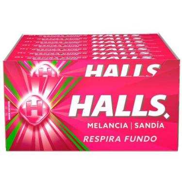 Imagem de Bala Halls Melancia 28g Display 21 Unidades