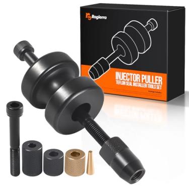 Imagem de Rogierra Conjunto de ferramentas de instalação de extrator injetor e vedação de teflon para BMW N14 N18 N54 N63, substitui 130192 130193 130194 130195